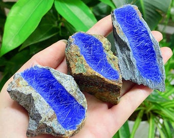 アズライトクラスター チェシライト・リナライト標本、アズライト・クォーツ・クラスター