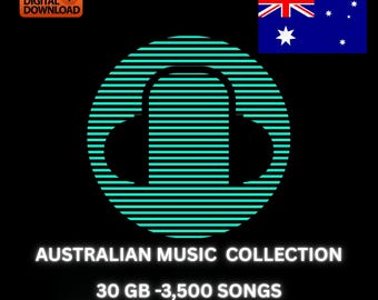 Australian Music Collection – 3500 Radio, Pop, Rock Songs (Digital Download)