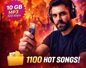 1100 Bollywood Hits DJ Pack – Party, Dance, Club Music (Digital Download)