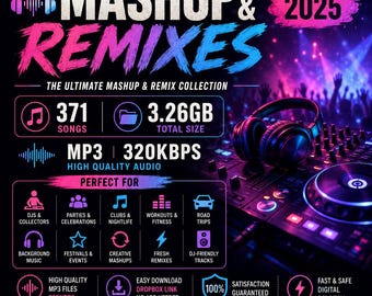 VA Mashup & Remixes — March 2025 (MP3 Digital Download)