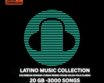 Latino Music Collection – 3000 MP3 Songs (Digital Download)