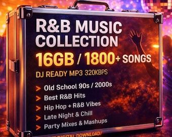 R & B Music Collection - 1800+ Songs, 16 GB DJ Ready MP3s (Digitaler Download)