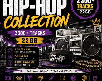 Ultimate Hip-Hop Collection Digital Download – 2300+ Tracks | 22GB Music Archive