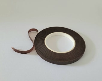 New Narrow Brown or Green Florists Tape