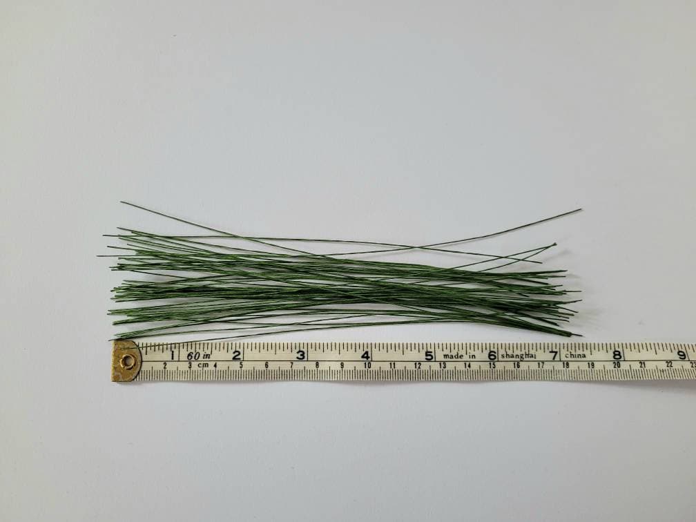 Florist Wire - Plastic Covered 18 Gauge (1.0mm) Green