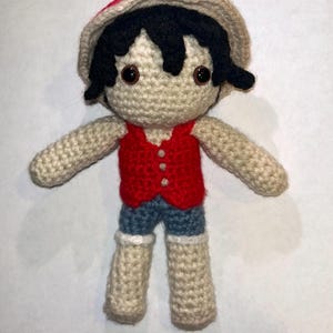 Monkey D. Luffy Crochet Doll PATTERN