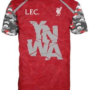 Liverpool T-Shirt & Long Sleeve/Custom Soccer/Personalized Football T-Shirt for Players and Fans/Game Day Wear/European Football