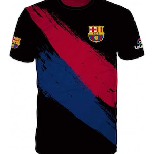 Maglietta e manica lunga dell'FC Barcelona/Calcio personalizzato/Maglietta da calcio personalizzata per giocatori e tifosi/Abbigliamento per il giorno della partita/Calcio europeo