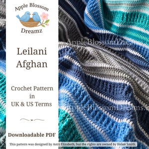 Leilani Afghan | Crochet Pattern (Instant Download) image 1
