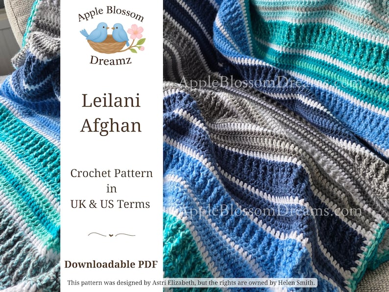 Leilani Afghan | Crochet Pattern (Instant Download) image 1