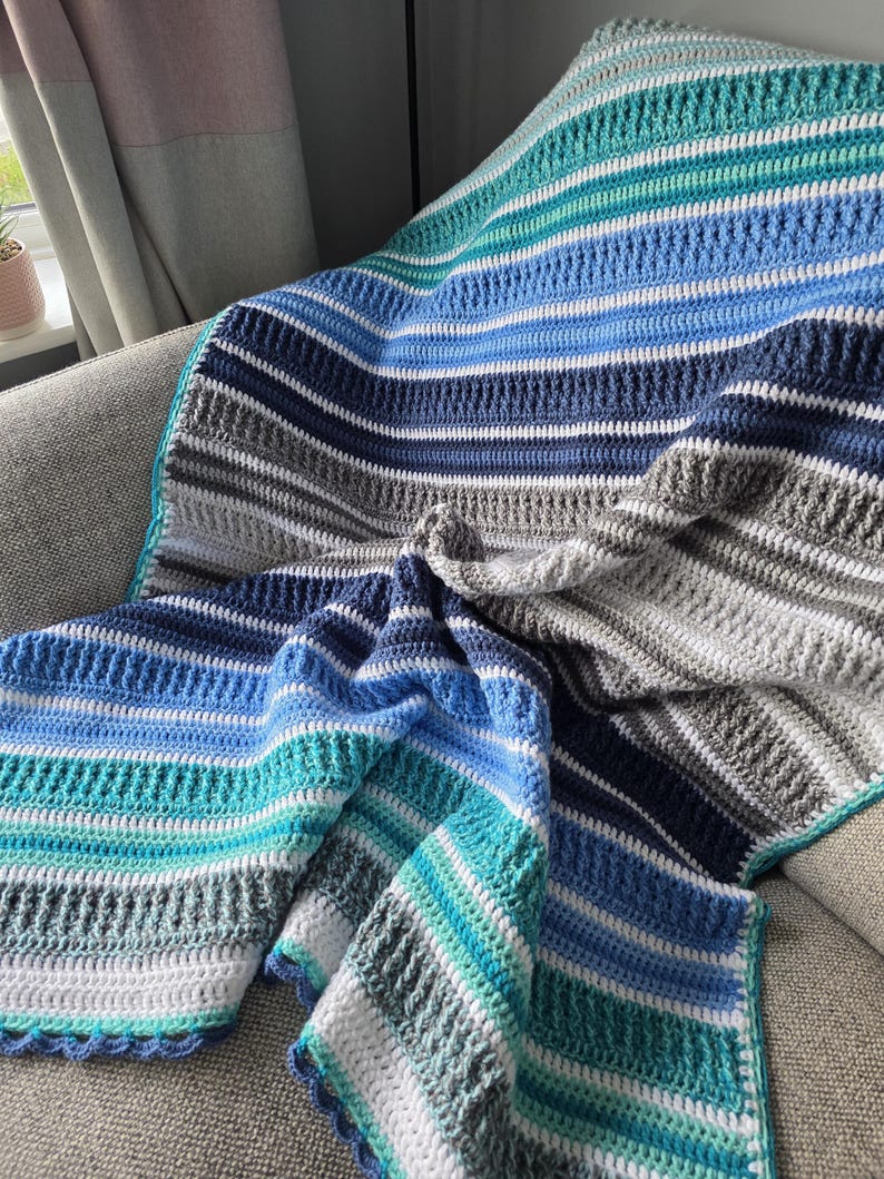 Leilani Afghan | Crochet Pattern (Instant Download) image 17