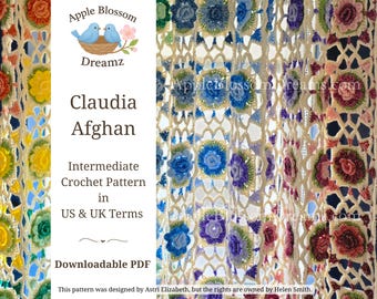 Claudia Afghan | Crochet Pattern (Instant Download)