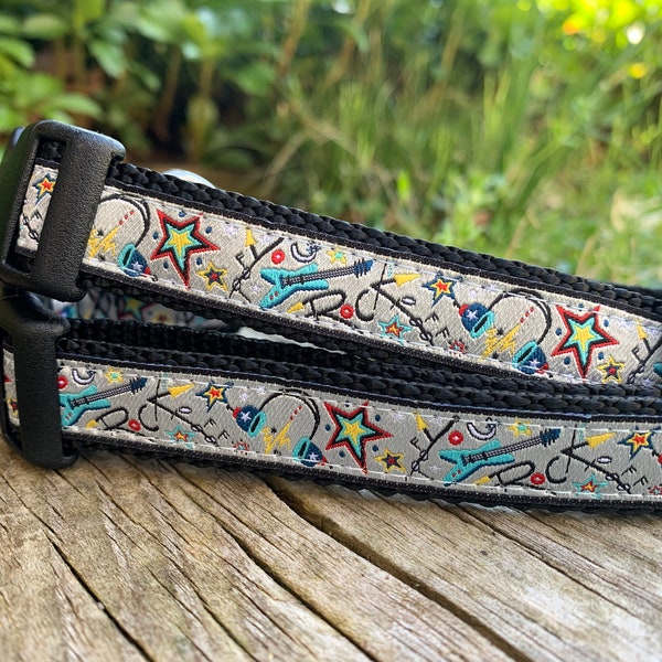 Rock Dog Collar Etsy