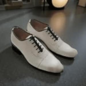 Handmade Men&#39;s White Party Shoes | White Leather Formal Shoes