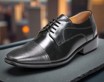 Handmade Leather Loafers | Men's Black Business Dress Shoes