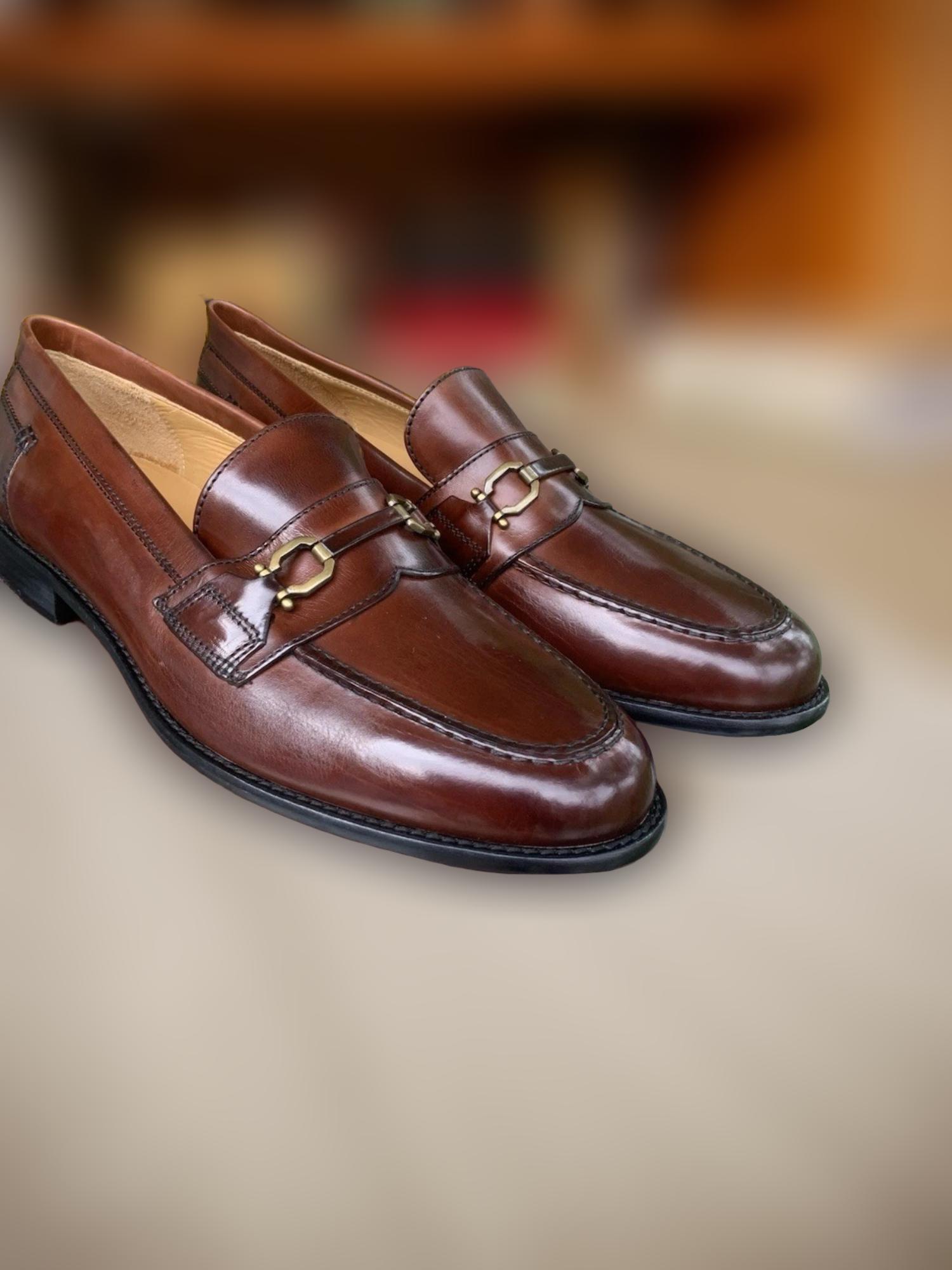 Johnston & Murphy men’s genuine leather dress shoes loafer size 10.5 brown Amazon.com | Johnston & Murphy Men main image 4