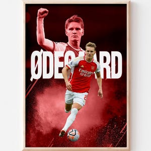 Martin Ødegaard  Poster, Soccer Legend Poster (Size A3 300 Dpi - Digital Download)