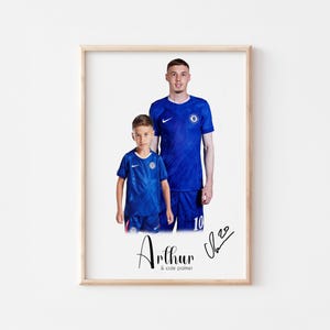 Side by Side mit Palmer! Spezielles Fußball Poster Design für Kinder (Digitaler Download A3 Größe 300 Dpi)