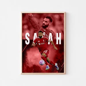 Mohamed Salah Sports Poster: Football Wall Art (Digital Download A3 Size 300 DPI)