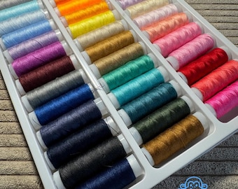 39 Farben Polyester Nähgarn Set: DIY Handwerk Garnrollen