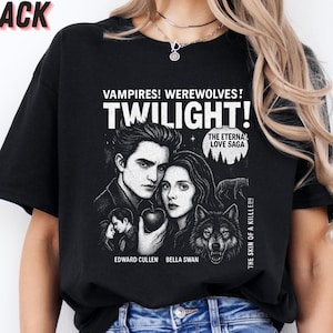 Twilight T-Shirt: Edward Cullen &#39;Skin of a Killer&#39; Vintage Tee