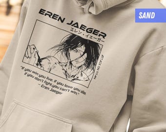 Eren Yeager Anime Hoodie | Attack on Titan AOT Sweatshirt