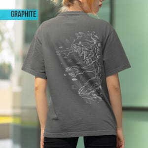 Attack on Titan Eren Yeager T-shirt | Komfortfärger Anime T-shirt bild 5