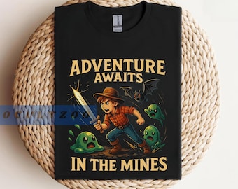 Maglietta Stardew Valley Miners, regali per giocatori, regali Stardew Valley, maglietta per ragazze gamer, maglietta Stardew Valley