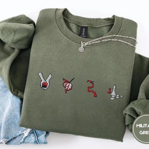 Twilight Embroidered Crewneck Sweatshirt | Vampire Movie Merch
