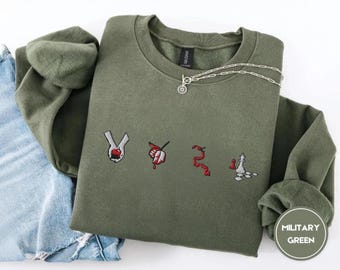 Twilight Embroidered Crewneck Sweatshirt | Vampire Movie Merch