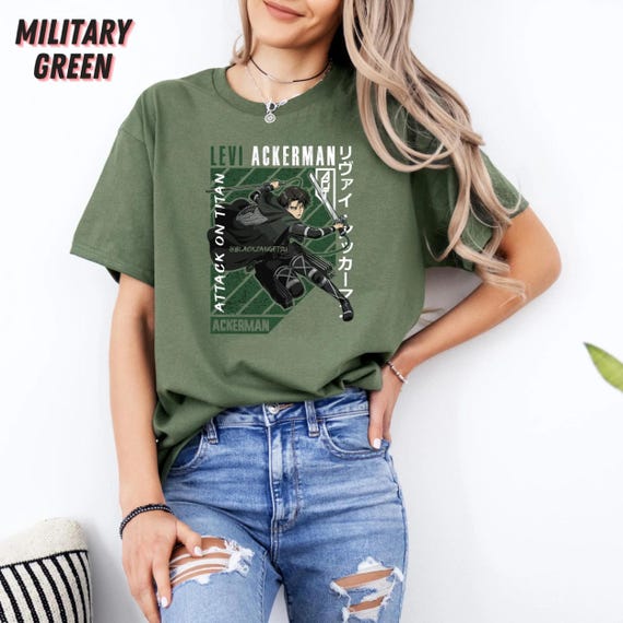 Levi Ackerman Shirt | Attack on Titan Anime Graphic Tee