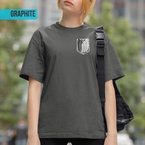 Attack on Titan Eren Yeager T-shirt | Komfortfärger Anime T-shirt bild 4