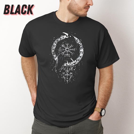 Odin Ravens Viking Shirt | Huginn Muninn Norse Mythology Tee
