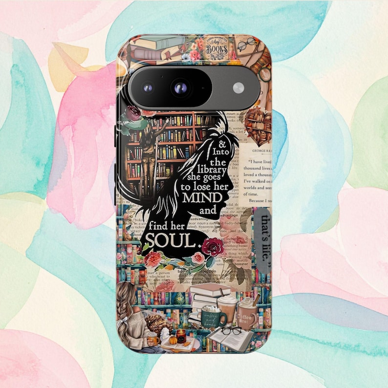 Booktok Bookish Pattern Phone Case| Book Lover Accessory image 11
