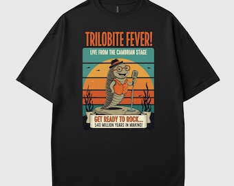 Trilobite Fever Concert T-Shirt | Cambrian Era Paleontology Tee