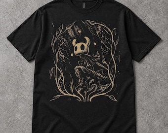 Retro Hollow Knight Vintage Tshirt For Gamers | Retro Indie Games Shirt