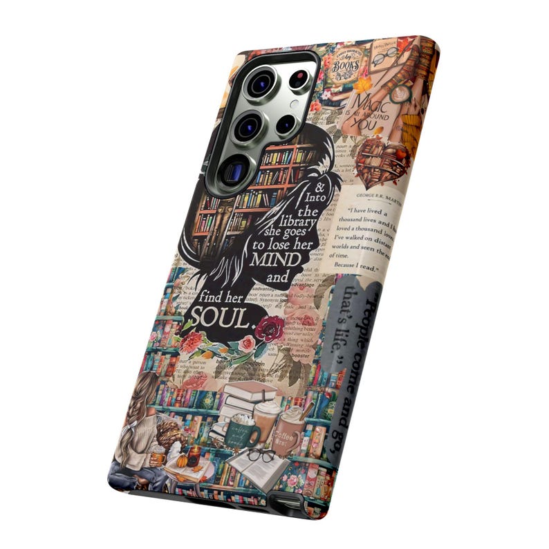 Booktok Bookish Pattern Phone Case| Book Lover Accessory image 9