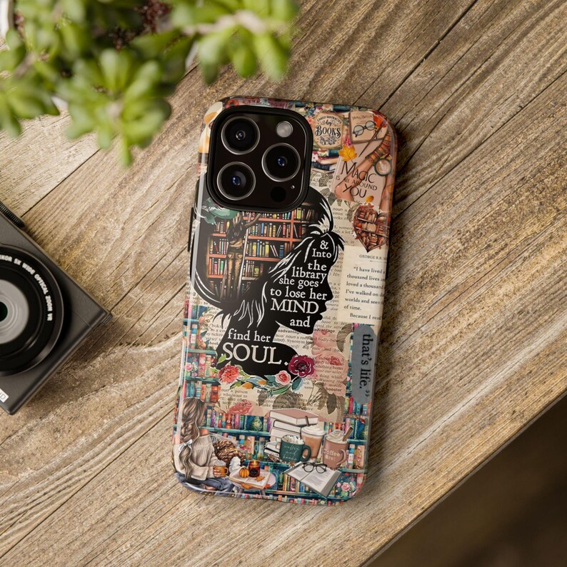 Booktok Bookish Pattern Phone Case| Book Lover Accessory image 3