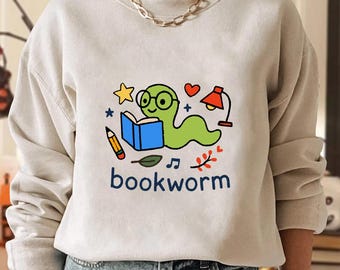T-shirt unisexe « Rat de bibliothèque en train de lire », cadeau pour bibliothécaire