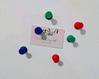 Thumbtack/Push-Pin Jumbo Fridge and Locker Decorative Magnets!