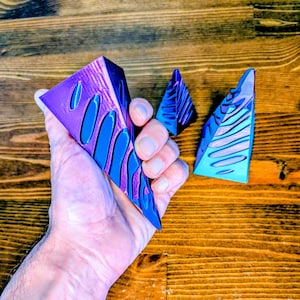 Impossible Vortex Passthrough Fidget Pyramid Toy and Decor in Multicolor Chromatic Silk!