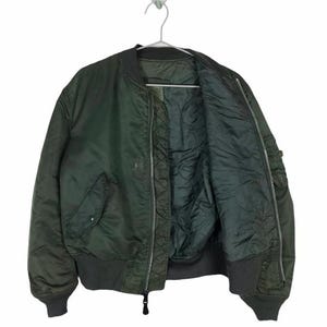 USAF MA-1 Green Vintage Flight Jacket by Greenbrier Mnfg New USAF MA-1 Green Vintage Flight Jacket by Greenbrier Mnfg New