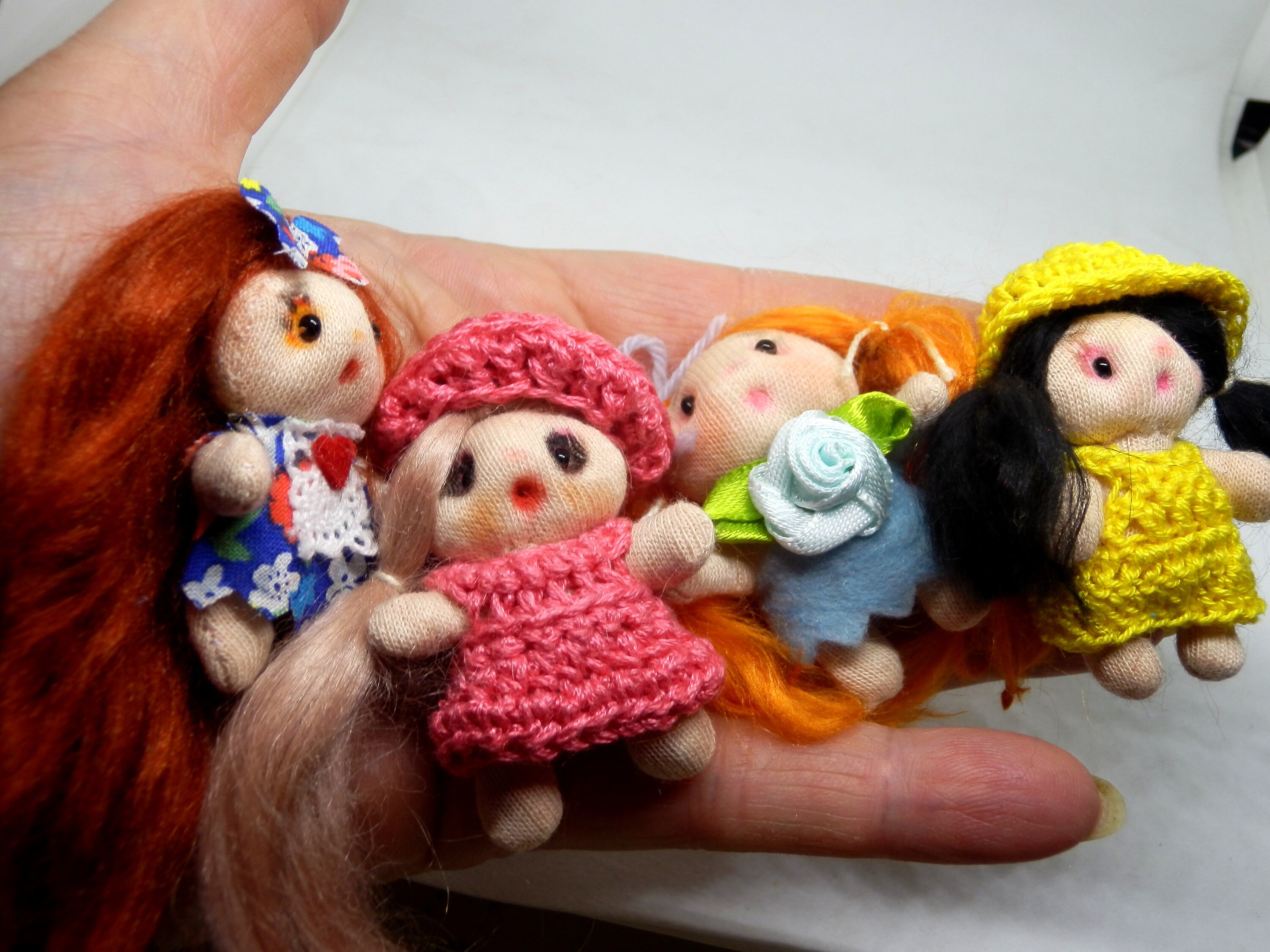 Miniature 2 Inch Movable Doll Soft Sculpture in HouseBox Etsy