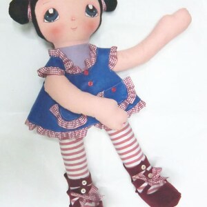 Instant Download Art Doll Pattern PDF DIY Big Doll Cinzia sewing free shipping image 3