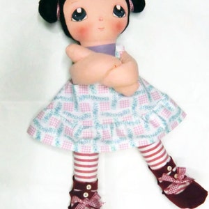 Instant Download Art Doll Pattern PDF DIY Big Doll Cinzia sewing free shipping image 2