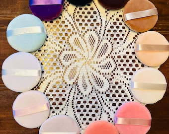 Borla de terciopelo para polvos DAINTY LADIES - 2 - 3 pulgadas