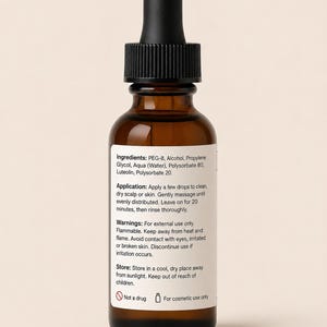 Topical Luteolin Serum – Antioxidant for Graying Hair & Skin Vitality image 3