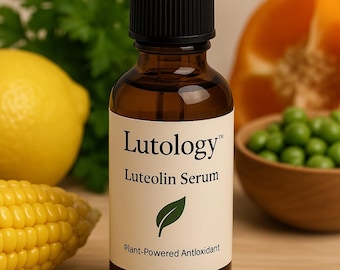 Topical Luteolin Serum 1% – Antioxidant for Graying Hair & Skin Vitality