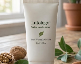 Topical Luteolin Lotion – Lightweight Antioxidant for Graying Hair & Scalp Vitality