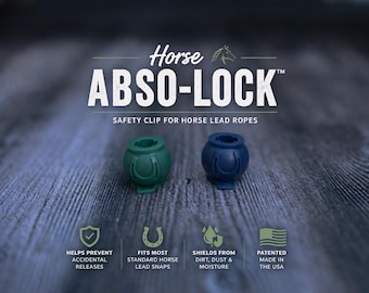 Horse Lead Safety Clip | Abso-Lock™ Bolt Snap Protector for Horse Leads